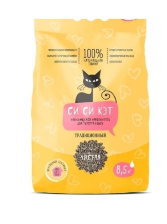 Бентонитовый наполнитель СиСиКэт Традиционный 8.5 л (4.5 кг)