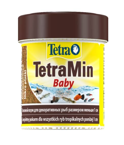 Корм для мальков TetraMin baby хлопья