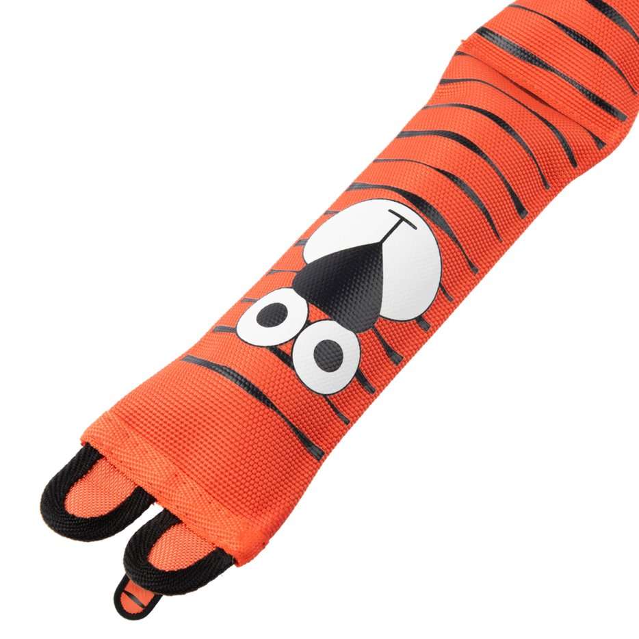 Игрушка Mr.Kranch для собак Тигренок из пожарного шланга 70 см оранжевая