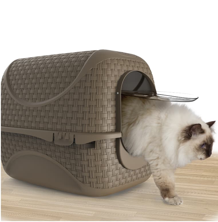 Био-туалет для кошек BAMA PET PRIVE, коричневый