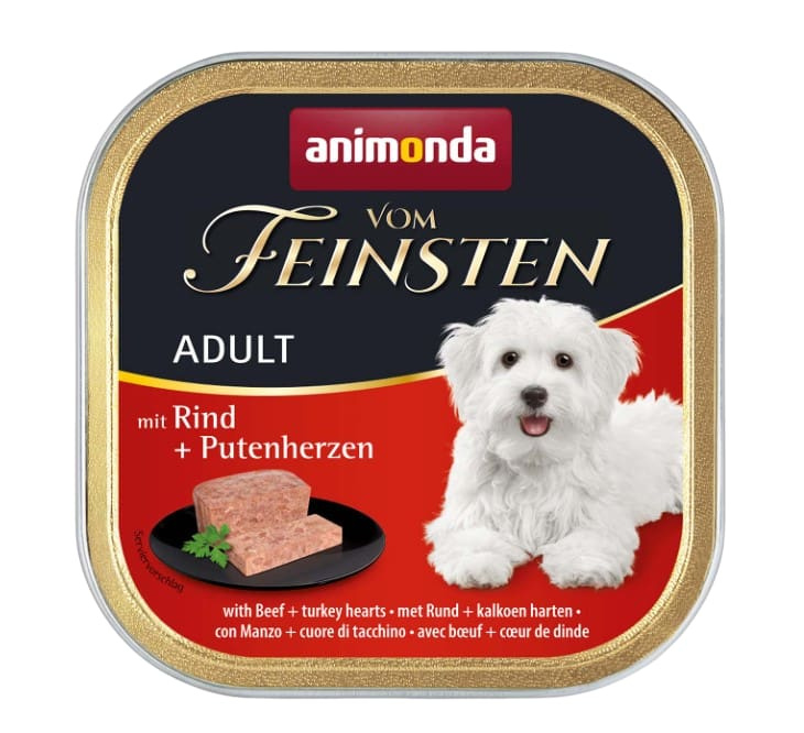 Пресервы для собак Animonda Vom Feinsten Classic (сердце индейки и говядина) 