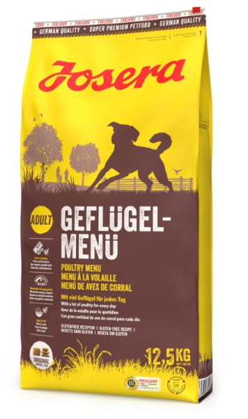 Рацион для собак Josera Poultry-Menu (активные породы)