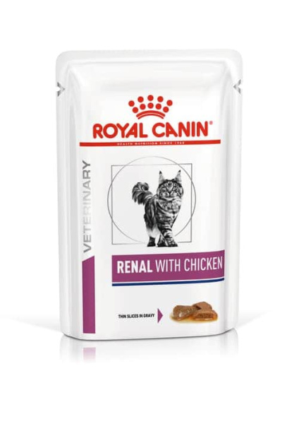 Еда для кота Влажный корм для кошек Royal Canin Renal CHICKEN (курица)