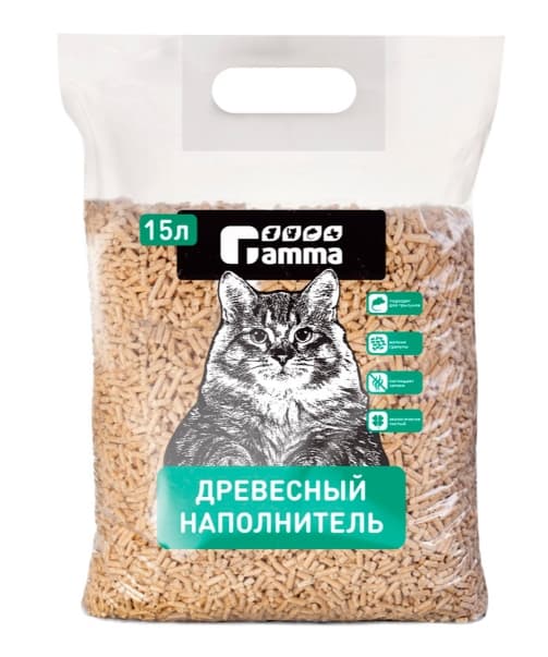 Древесный наполнитель Gamma 15 л