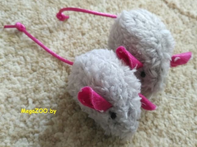 Игрушка мышка плюшевая 6.5 см