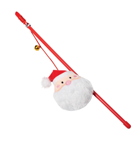 Игрушка-дразнилка для кошек "Дед Мороз" NEW YEAR