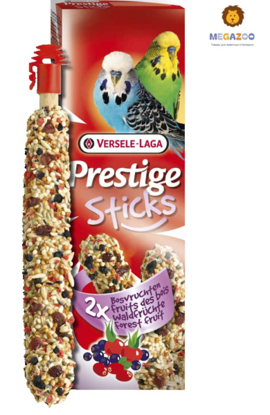 Палочки - лакомства для волнистых попугаев с семенами и лесными фруктами Versele-Laga Prestige Sticks