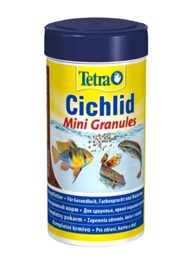 Корм для аквариумных рыбок цихлид Tetra Cichlid Mini Granules