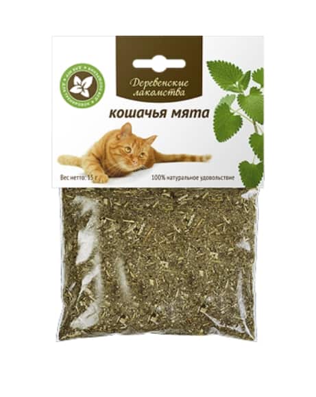 Кошачья мята для кошек "Деревенские лакомства" 15г.