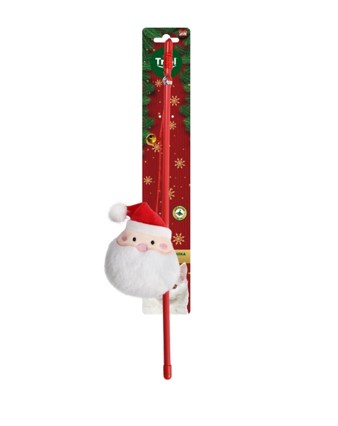 Игрушка-дразнилка для кошек "Дед Мороз" NEW YEAR