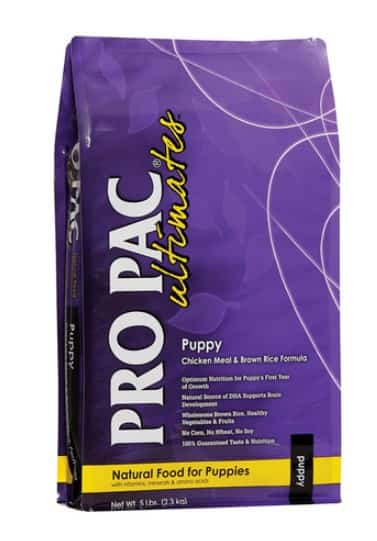 Каталог Сухой корм для щенков Pro pac ultimates dog chicken & brown rice puppy для собак