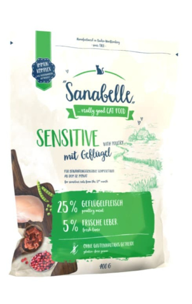 Сухой корм для кошек Bosch Sanabelle Sensitive (птица) для привередливых кошек 