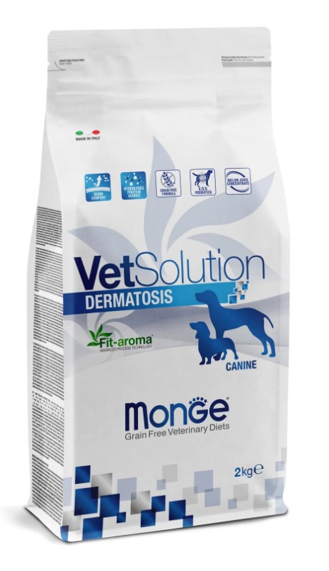 Диетический корм для собак Monge VetSolution Dermatosis Dog