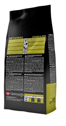 Сухой корм для кошек Optimanova Cat Hairball Chicken Rice сбалансированный корм способствует пищеварению вашей кошки