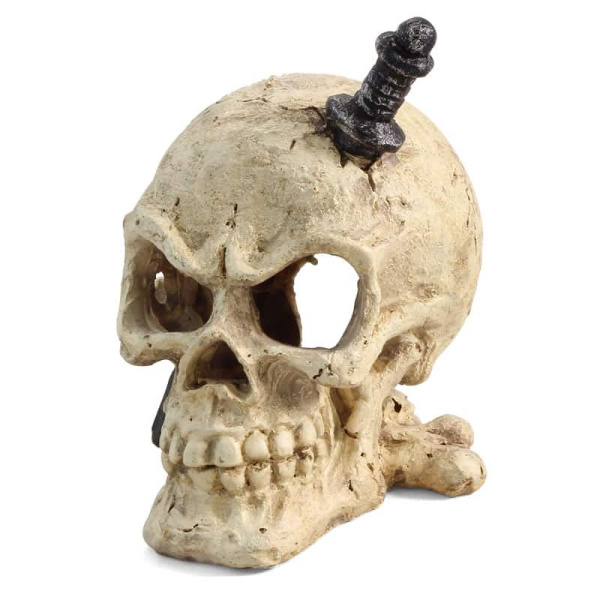 Грот для аквариума  "Череп пирата" (74004123)