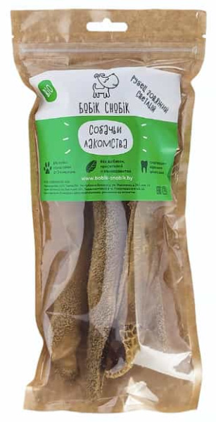 Рубец говяжий для собак "Бобик-Снобик" 100 гр (011002)