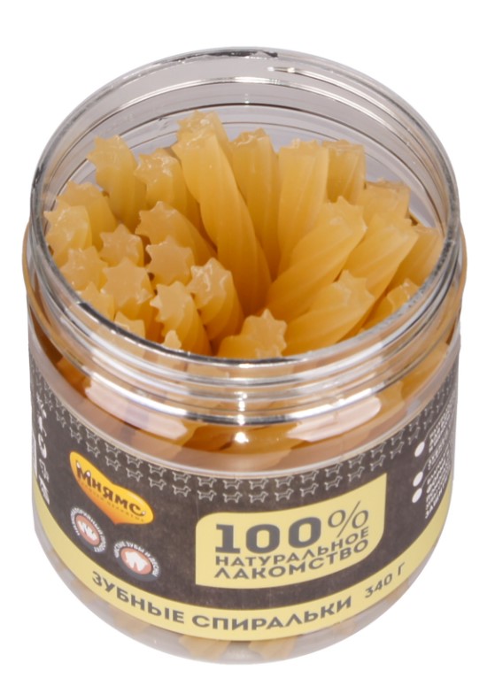 Мнямс лакомство для собак зубные спиральки