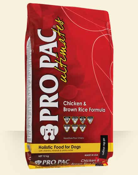 Каталог Сухой корм для собак Pro pac ultimates dog chicken & brown rice для собак