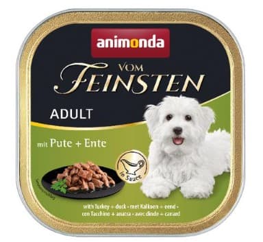 Паштет для собак Влажный корм для собак Animonda Vom Feinsten Adult (индейка и утка в соусе) 150 гр