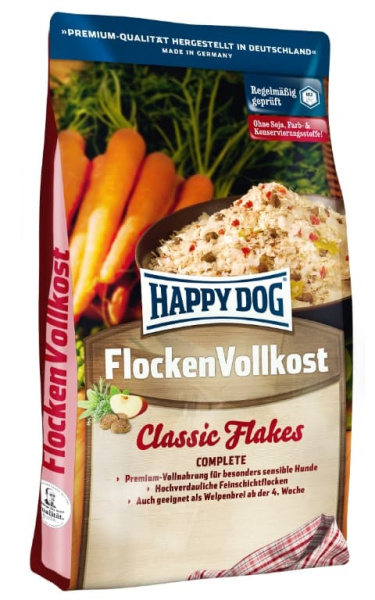 Каталог Сухой корм для собак HAPPY DOG Flakes - Flocken Vollkost для собак