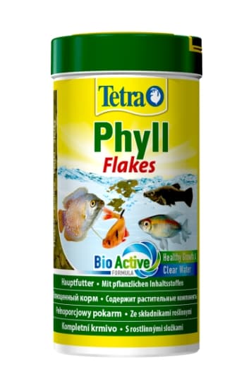Tetra Phyll Flakes для аквариумных рыбок