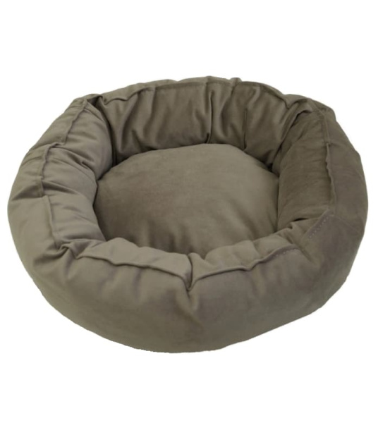 Лежанка круглая со съемным чехлом Тото1 (бежевый)