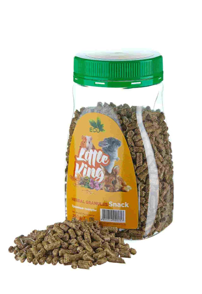 Лакомство для грызунов, травяные гранулы Little King