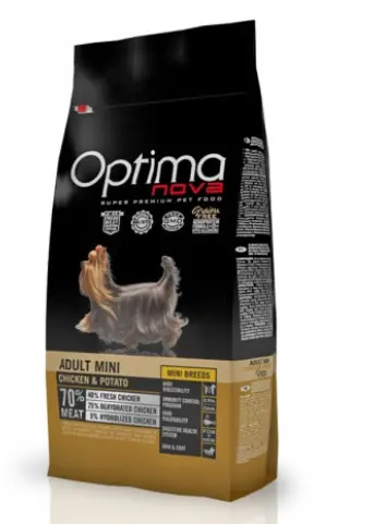 Каталог Сухой корм для собак мелких пород Optimanova Adult Mini Chicken&Rice для собак