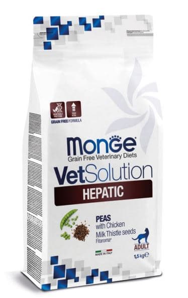 Рацион для кошек Monge VetSolution Hepatic Cat