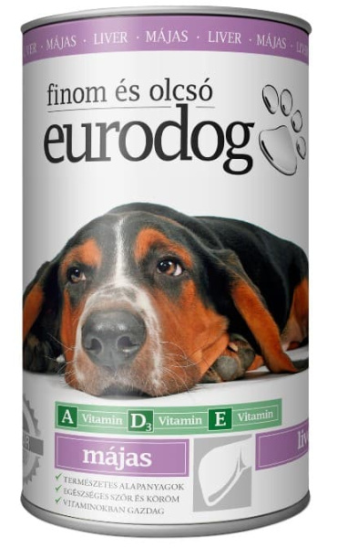Пресервы для собак Консервы для собак Eurodog (печень)