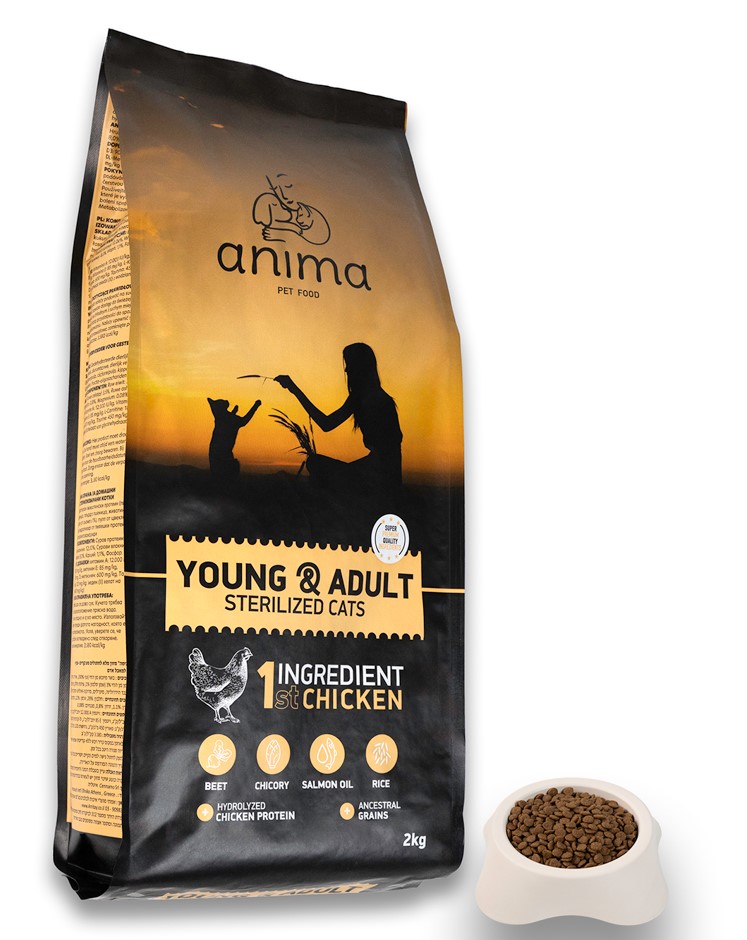 ANIMA (курица) Сухой корм для стерилизованных котят и кошек