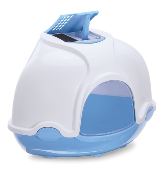 IMAC био-туалет для кошек угловой GINGER 52х52х44,5h см