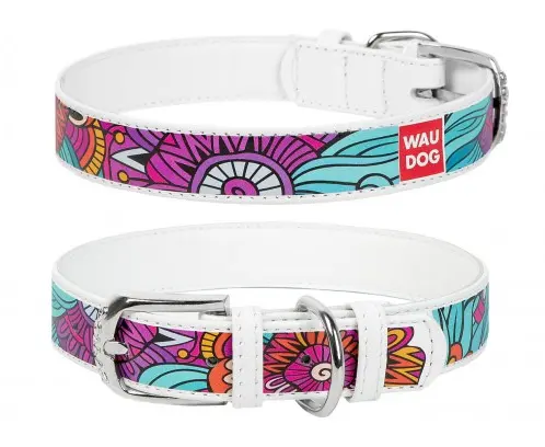 Ошейник с рисунком "WAUDOG" ЛЕТО