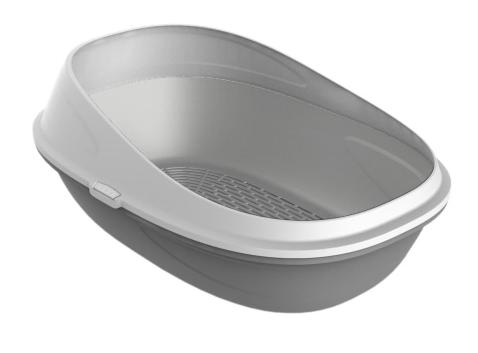 "KIRI-KIRI" кошачий туалет с сеткой и бортиком 