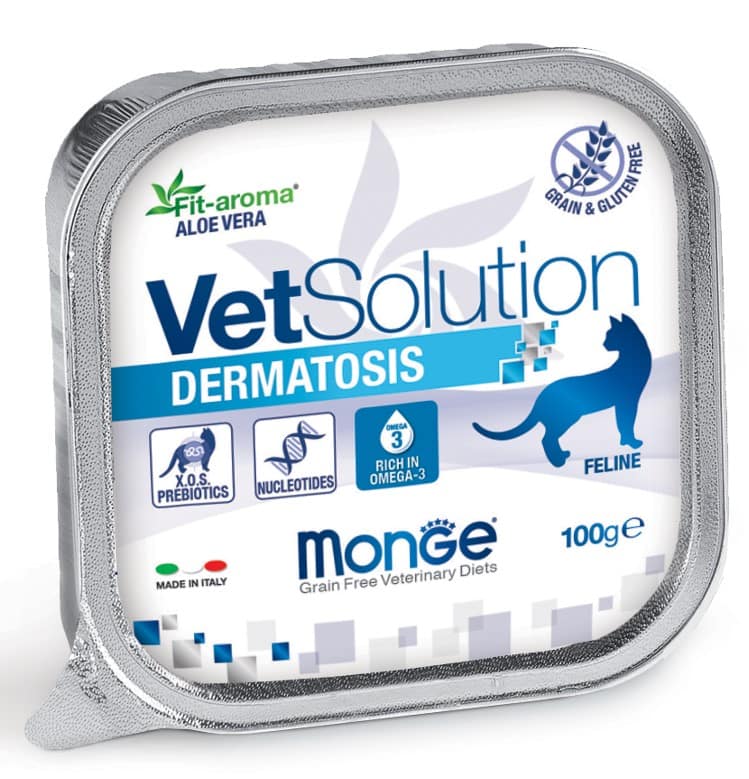 Лечебное питание для кошек Monge VetSolution Dermatosis Cat