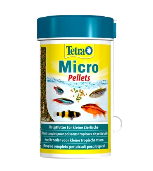 Корм- пеллеты для мелких декоративных рыб Tetra Micro Pellets