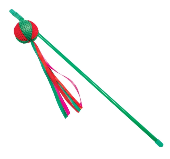 Удочка-дразнилка "Шар с лентами" NEW YEAR