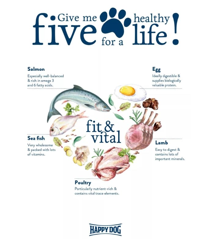 Каталог Сухой корм для собак HAPPY DOG Supreme Fit&Well Maxi Adult для собак