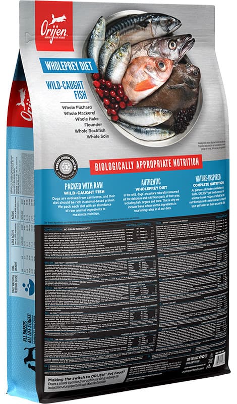 Каталог Сухой корм для собак ORIJEN SIX FISH DOG для собак