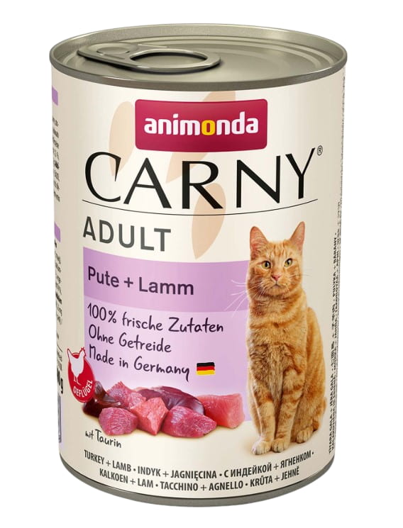 Питание для кошек Animonda CARNY Adult индейка, ягненок
