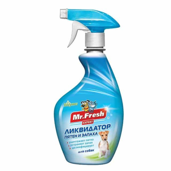 Ликвидатор пятен и запаха для собак 3в1 Mr.Fresh 500 мл