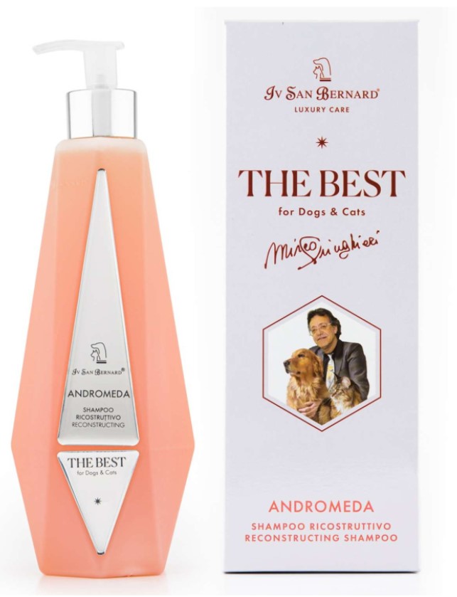 ISB The Best line Andromeda Шампунь для выпадающей шерсти и чувствительной кожи с шиповником