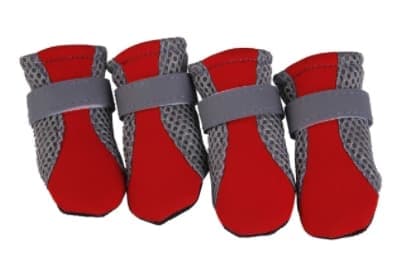 Ботинки для собак красные, XL