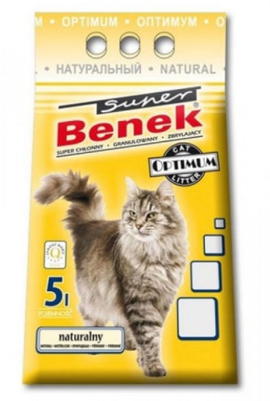 Наполнитель Super Benek Optimum Natural (Оптимум Натурал) 5 л