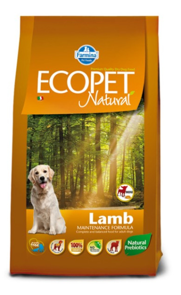 Сбалансированный корм Сухой корм для собак средних пород Farmina Ecopet Natural Lamb Medium
