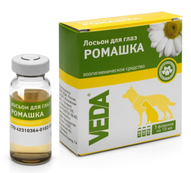 Веда Лосьон для глаз Ромашка