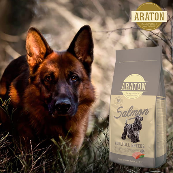 Питание для собак Сухой корм для собак Araton Adult Salmon & Rice (лосось, рис)