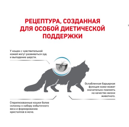 Сухой корм для кошек Royal Canin Skin & Coat ветеринарный корм для кожи и шерсти у кошек 