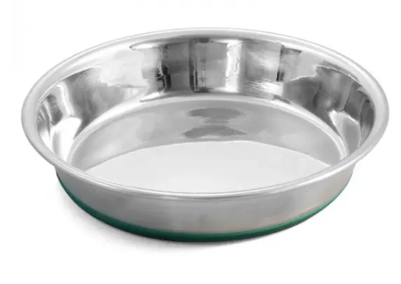 Миска-блюдце металлическая на резинке утяжеленная GREEN TRIOL