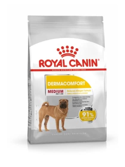 Еда для собак Сухой корм для собак Royal Canin Medium Dermacomfort